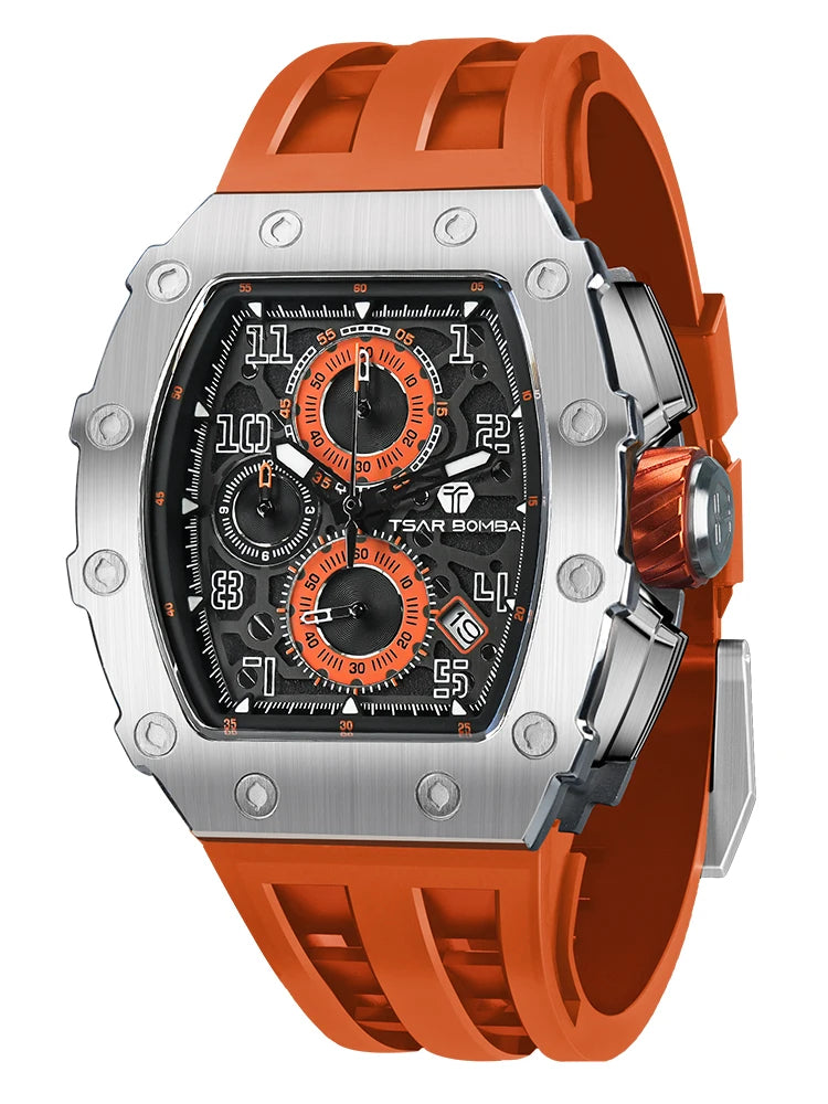 TSAR BOMBA TB-8204Q Chronograph Watch
