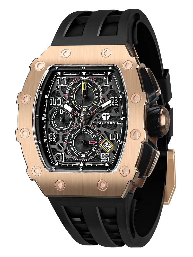 TSAR BOMBA TB-8204Q Chronograph Watch