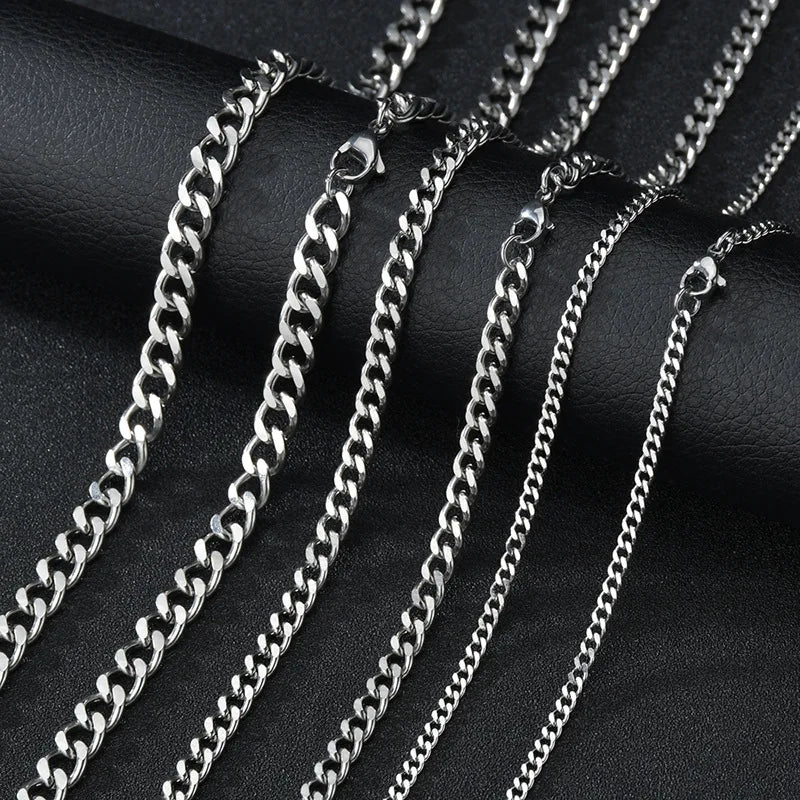FOMALHAUT Men’s Stainless Steel Chain Necklace