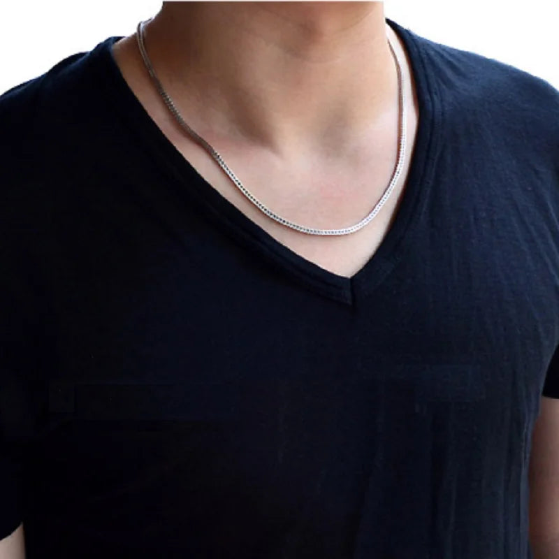 Sterling Silver Fox Tail Necklace