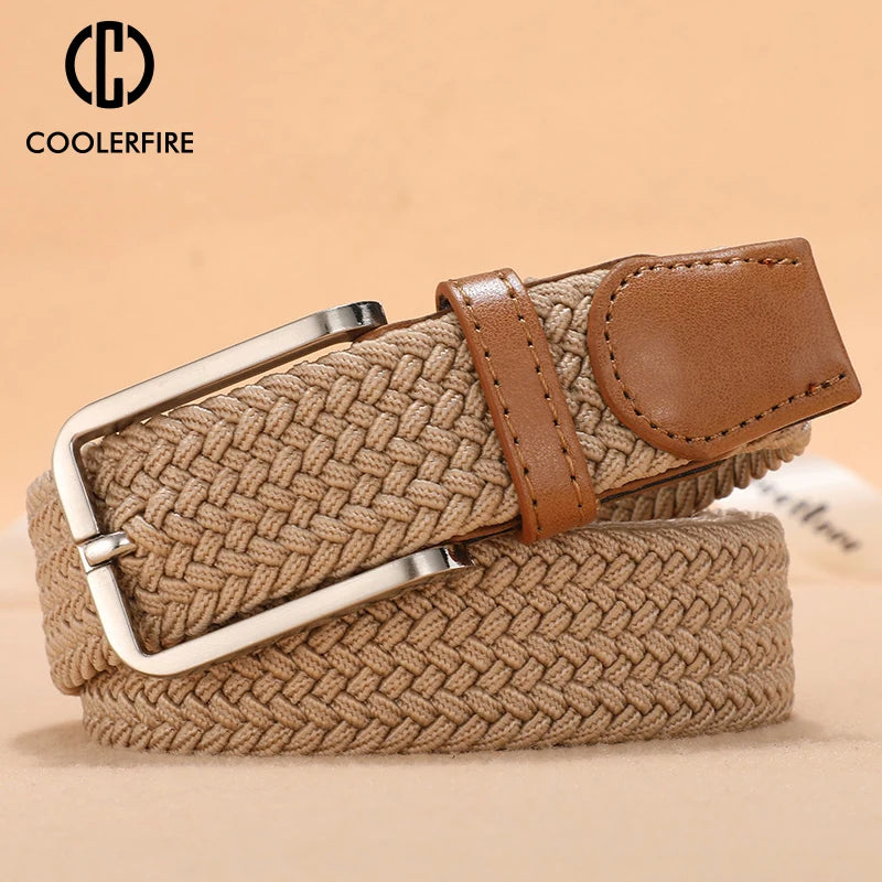 Elastic Canvas Belt