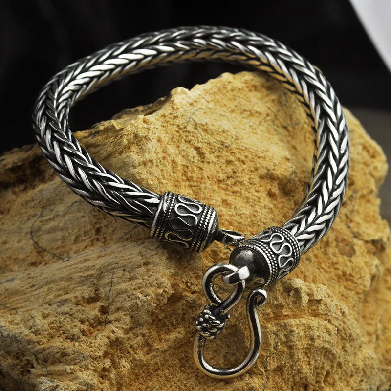 S925 Sterling Silver Viking Bracelet
