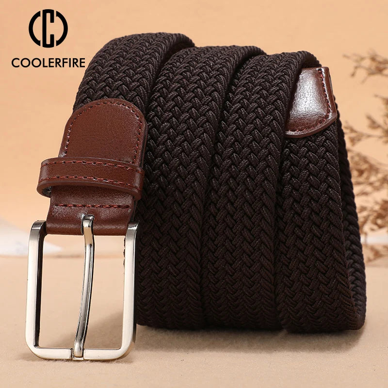Elastic Canvas Belt