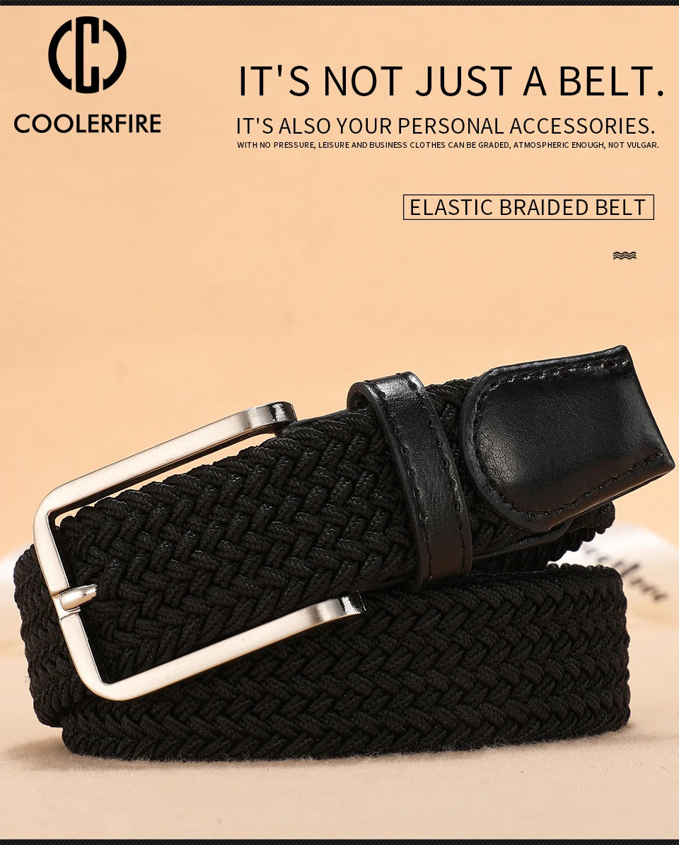 Elastic Canvas Belt