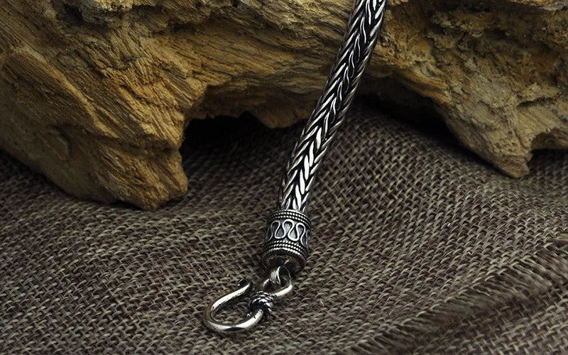 S925 Sterling Silver Viking Bracelet