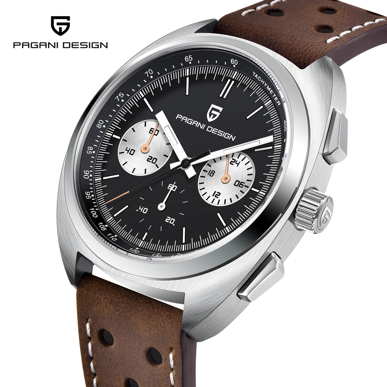 Pagani Design PD-1782 Chronograph Leather Watch