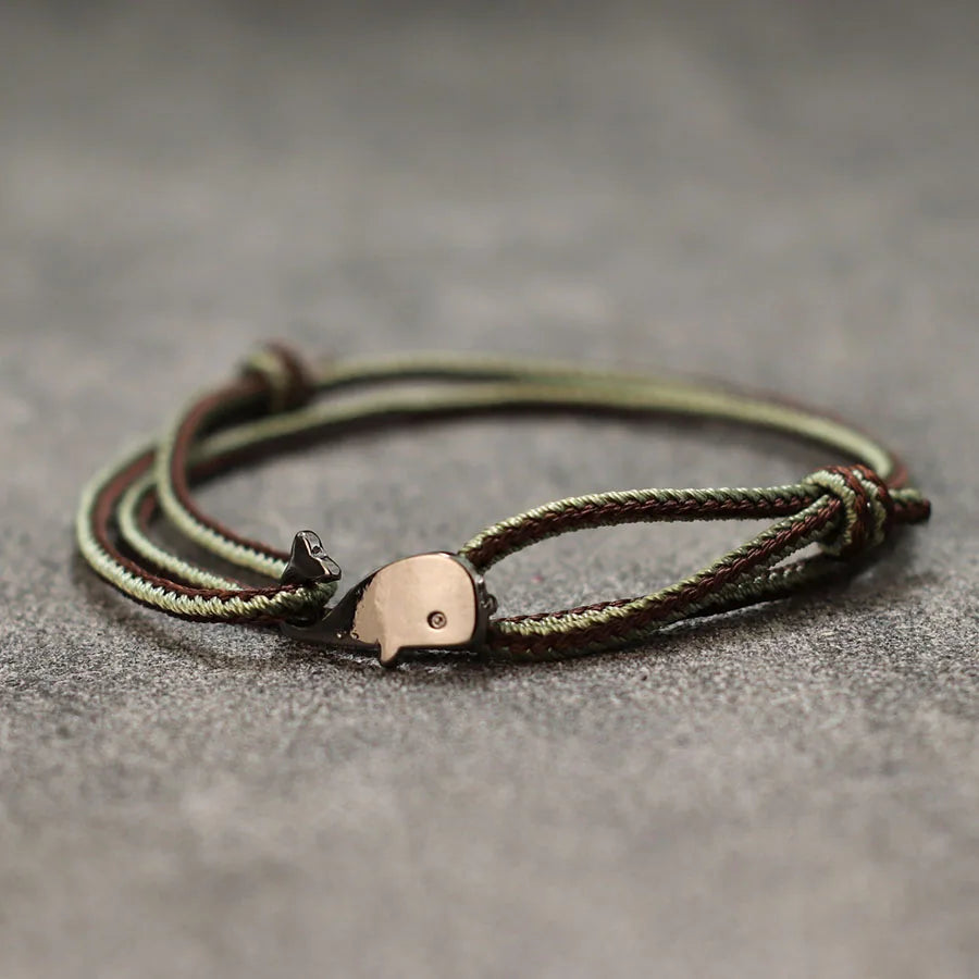 Nautical Rope Bracelet – Shark Edition