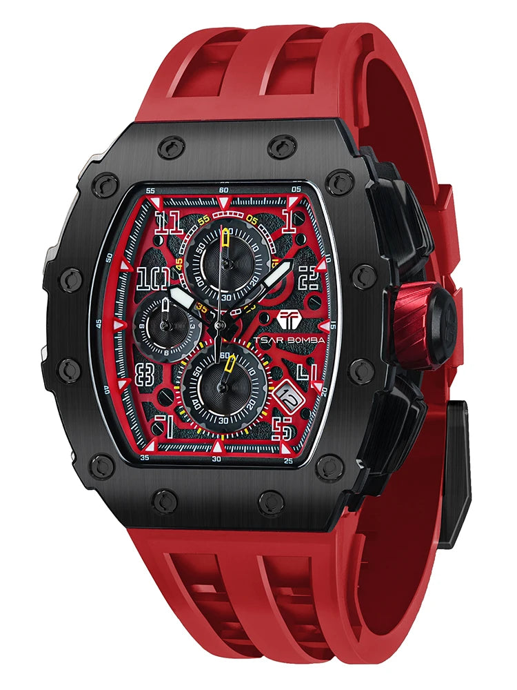 TSAR BOMBA TB-8204Q Chronograph Watch