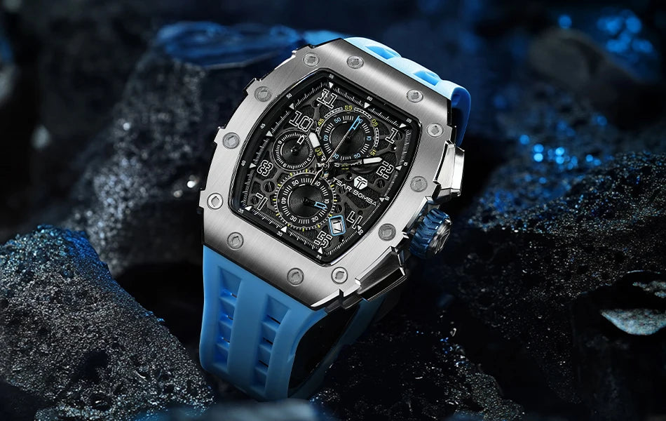 TSAR BOMBA TB-8204Q Chronograph Watch