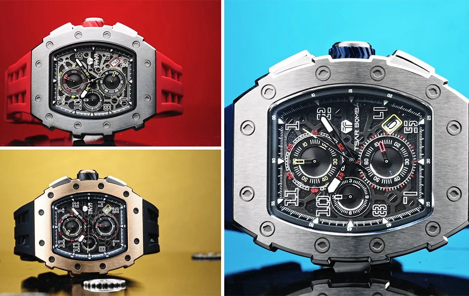 TSAR BOMBA TB-8204Q Chronograph Watch