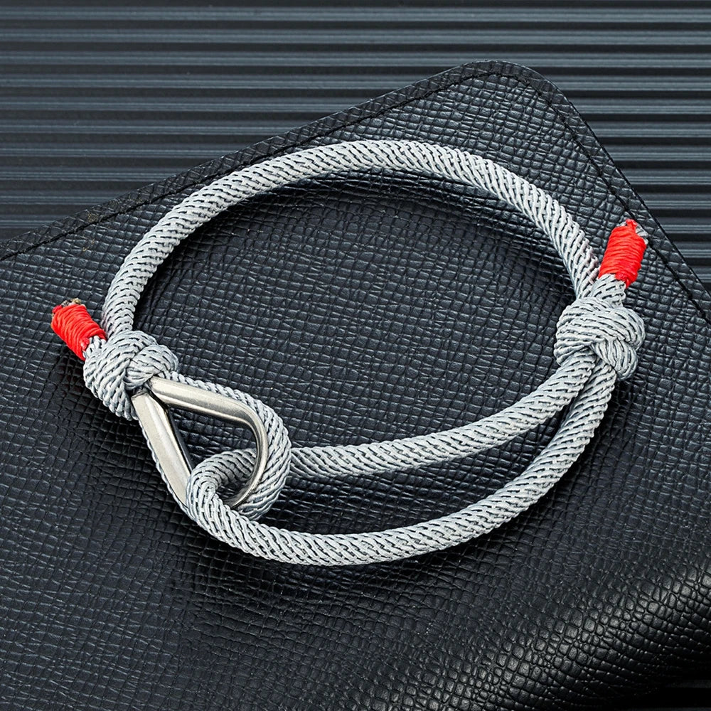 Carabiner Rope Bracelet