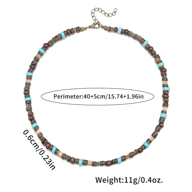 Punk Style Rhinestone Link Chain Necklace – Silver Color