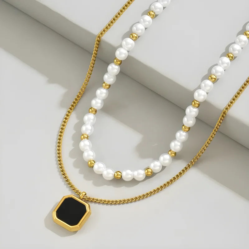 Geometric Pendant Necklace
