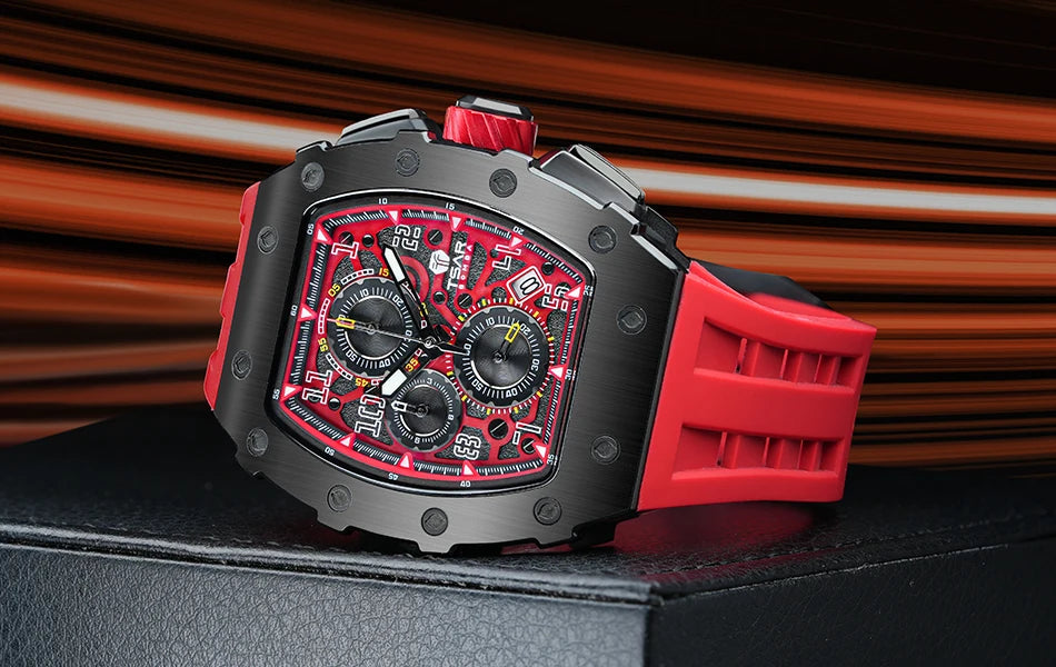 TSAR BOMBA TB-8204Q Chronograph Watch