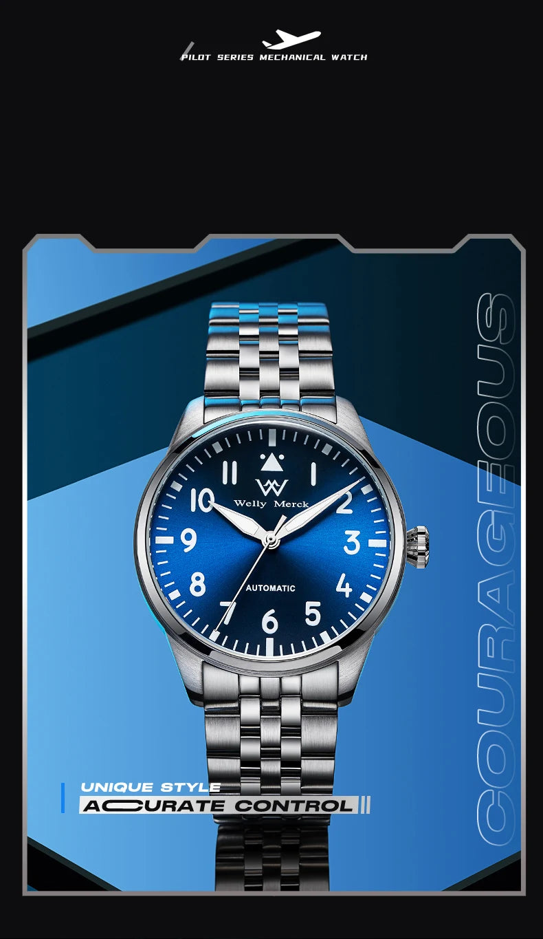 Welly Merck 165M Automatic Mechanical Watch