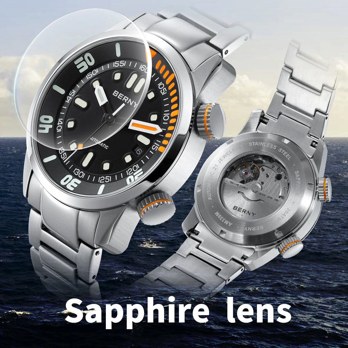 BERNY AM339M Mechanical Diver Watch