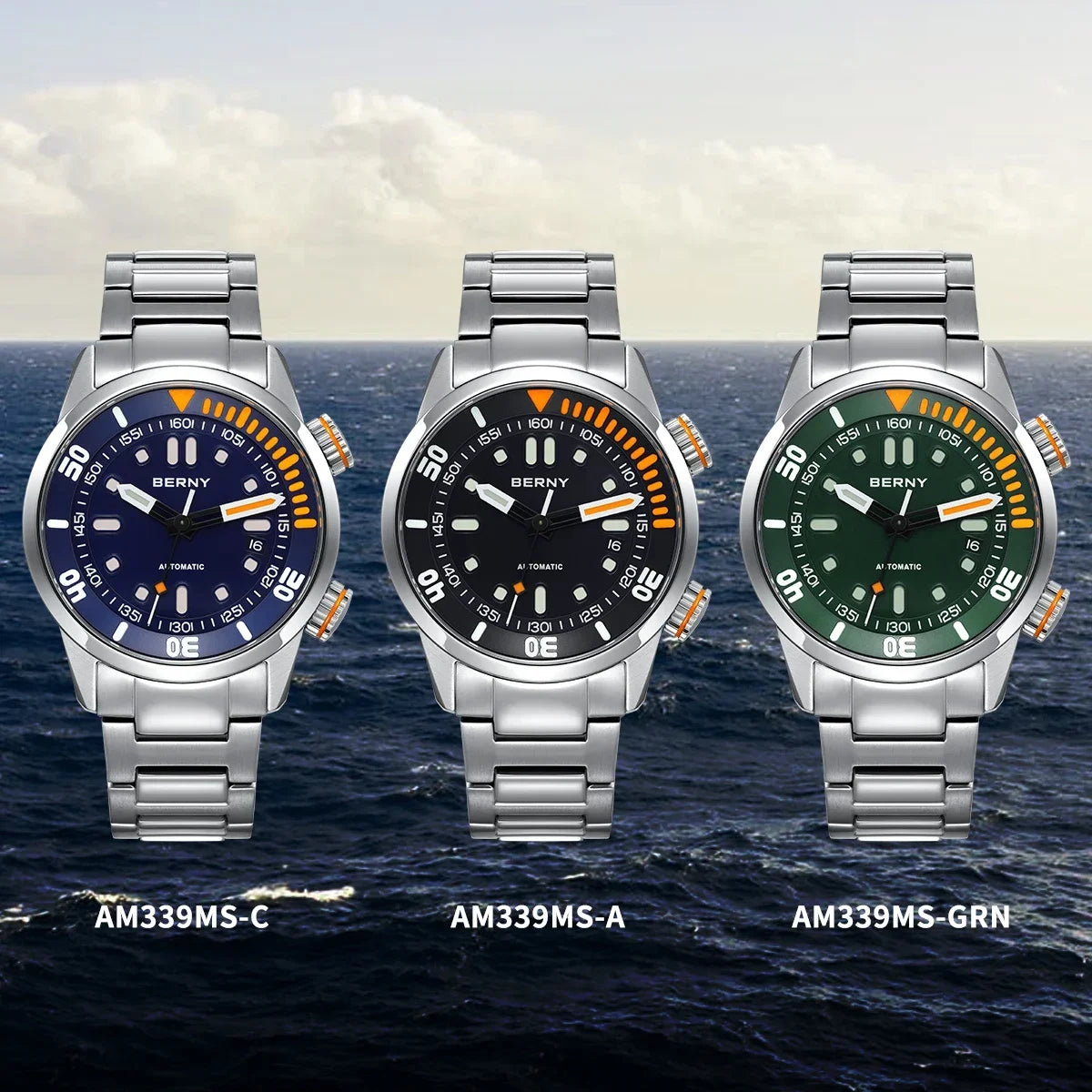 BERNY AM339M Mechanical Diver Watch