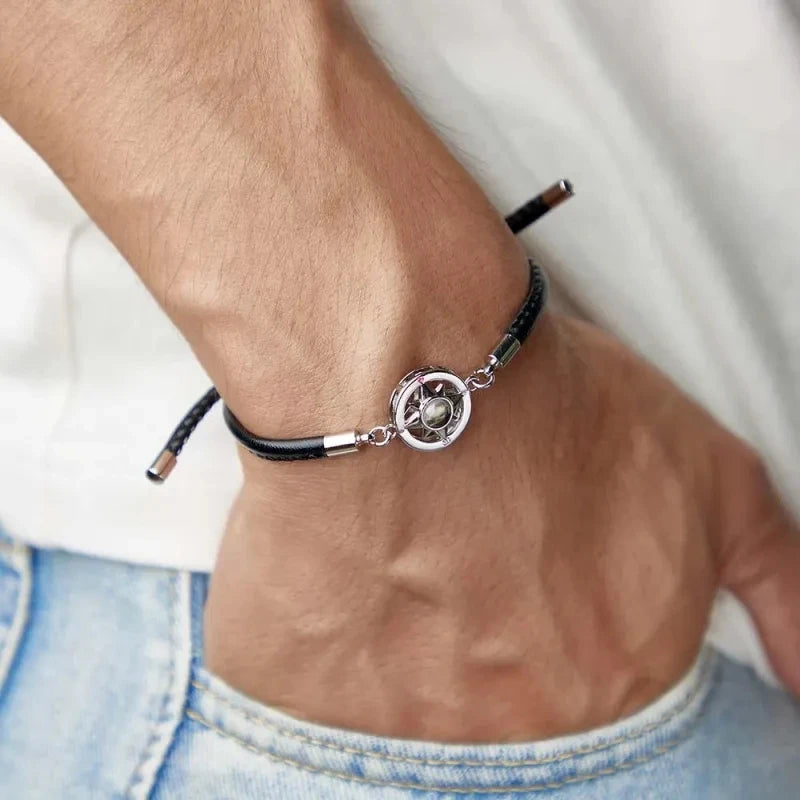 Custom Projection Braided Bracelet