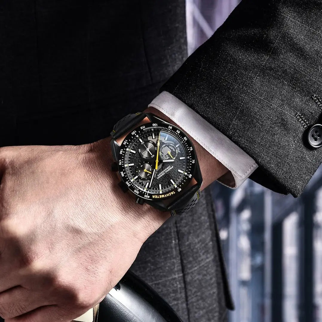 PAGANI DESIGN Moon Dark Side Chronograph Watch
