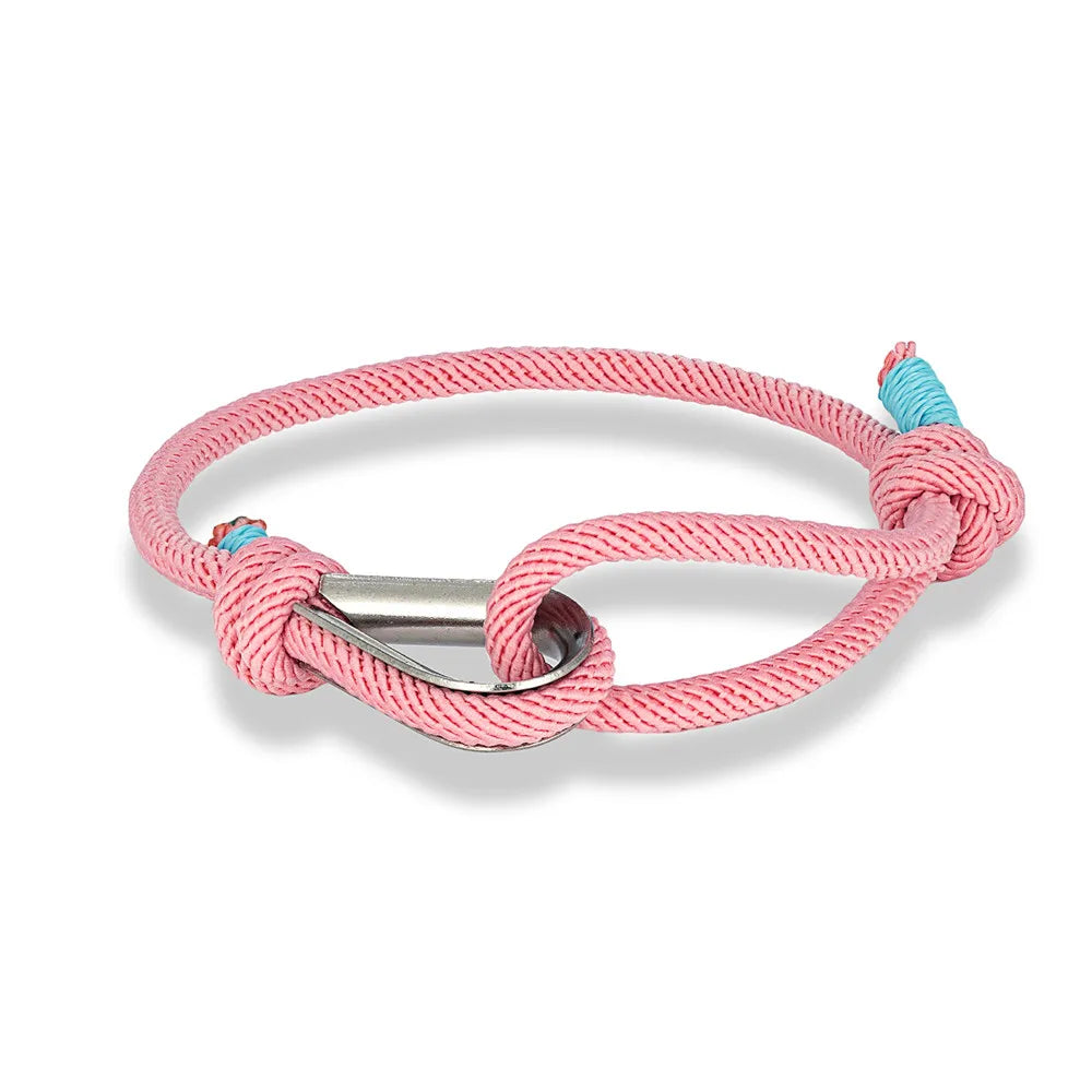 Carabiner Rope Bracelet