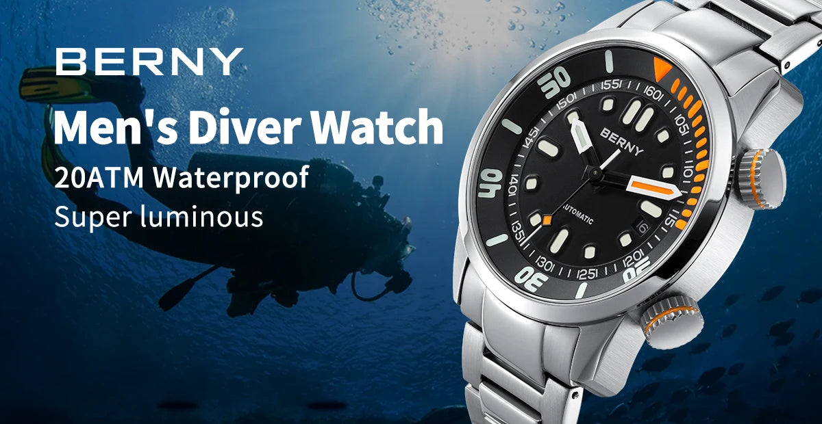 BERNY AM339M Mechanical Diver Watch
