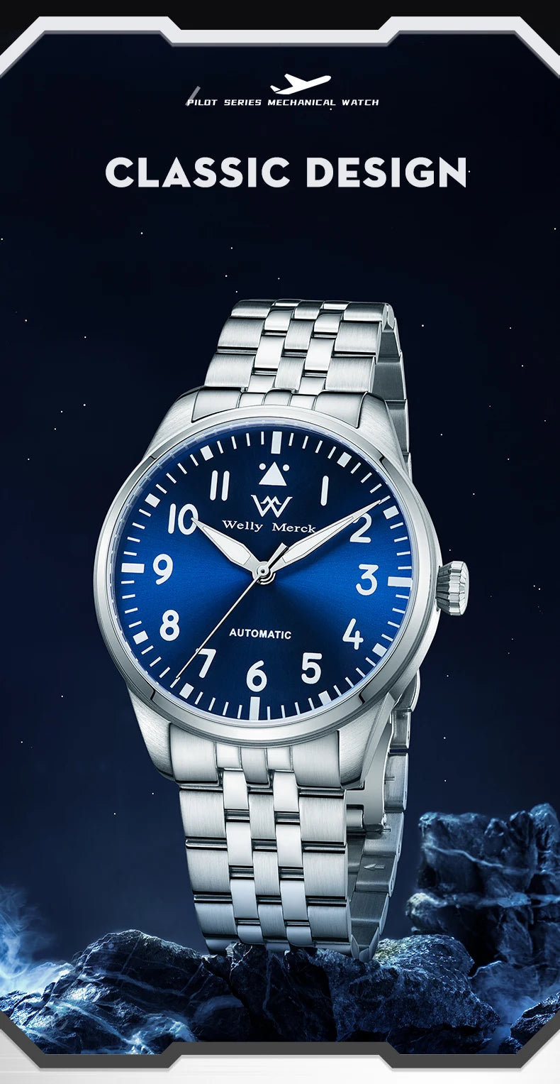 Welly Merck 165M Automatic Mechanical Watch