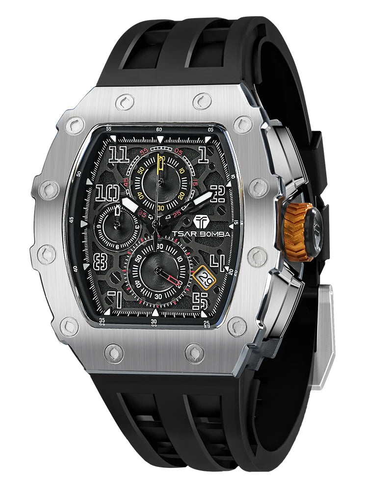 TSAR BOMBA TB-8204Q Chronograph Watch