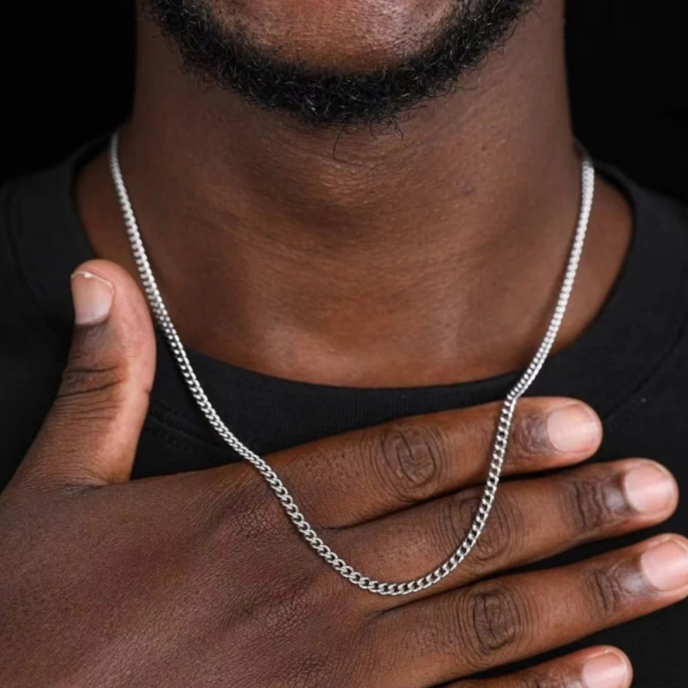 FOMALHAUT Men’s Stainless Steel Chain Necklace