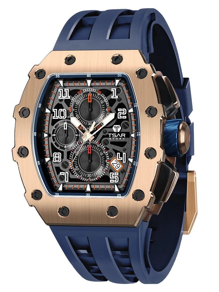 TSAR BOMBA TB-8204Q Chronograph Watch