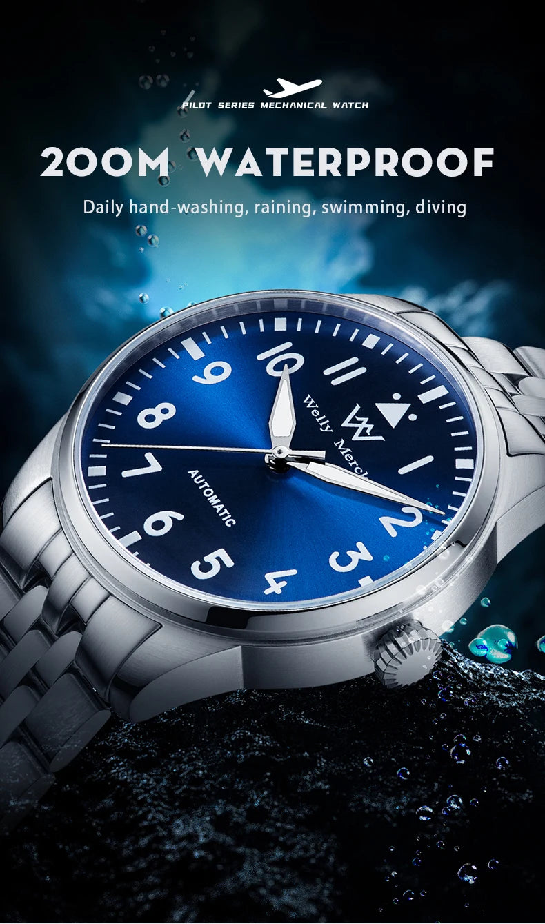 Welly Merck 165M Automatic Mechanical Watch