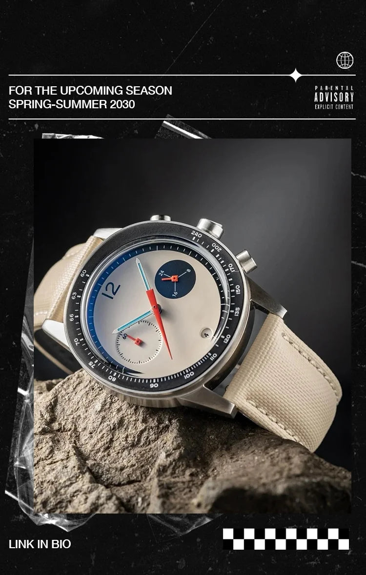 CILOA Classic Leather Quartz Watch