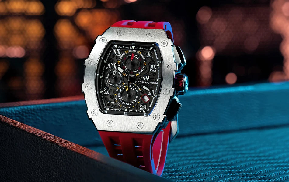 TSAR BOMBA TB-8204Q Chronograph Watch