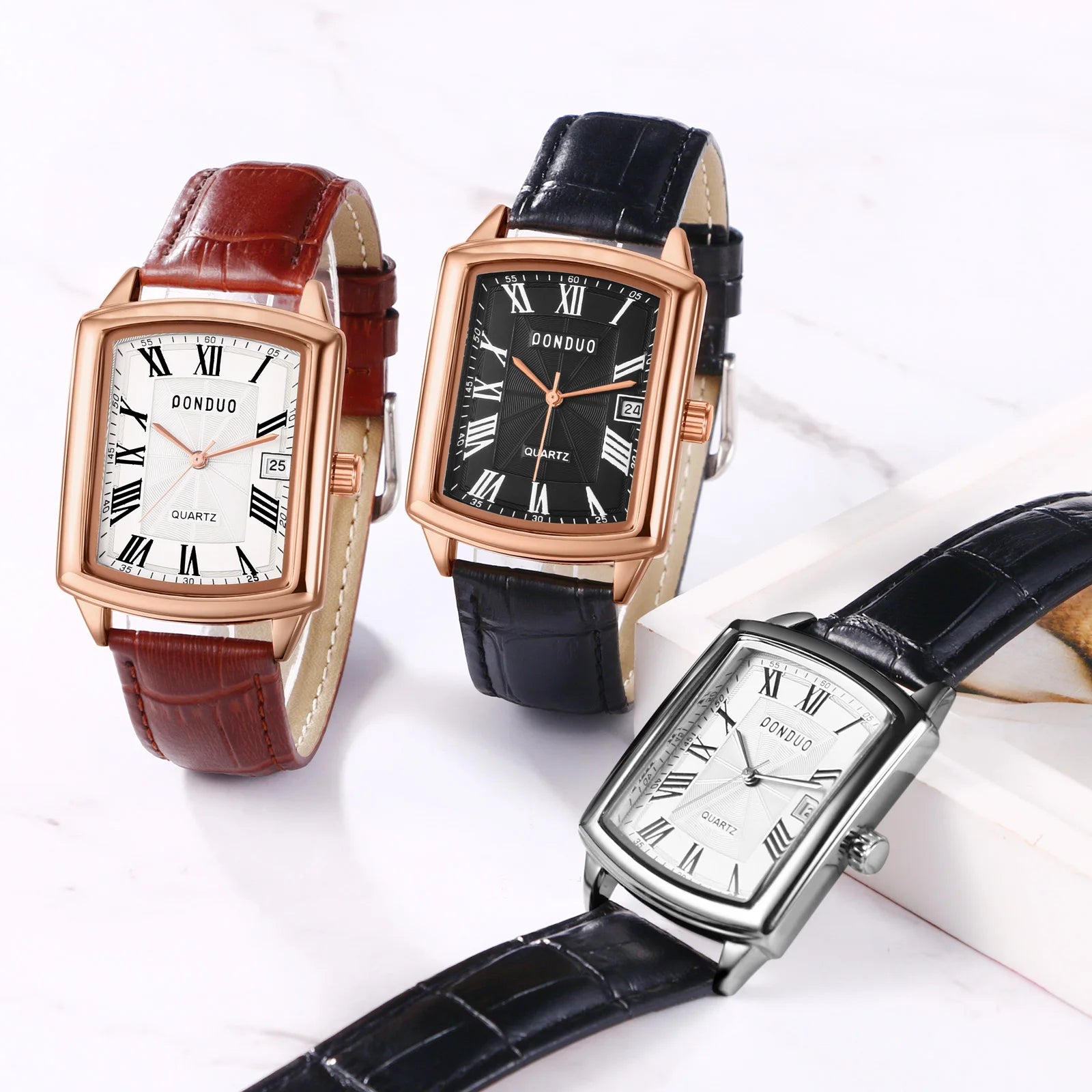 Lancardo Men’s Square Quartz Watch