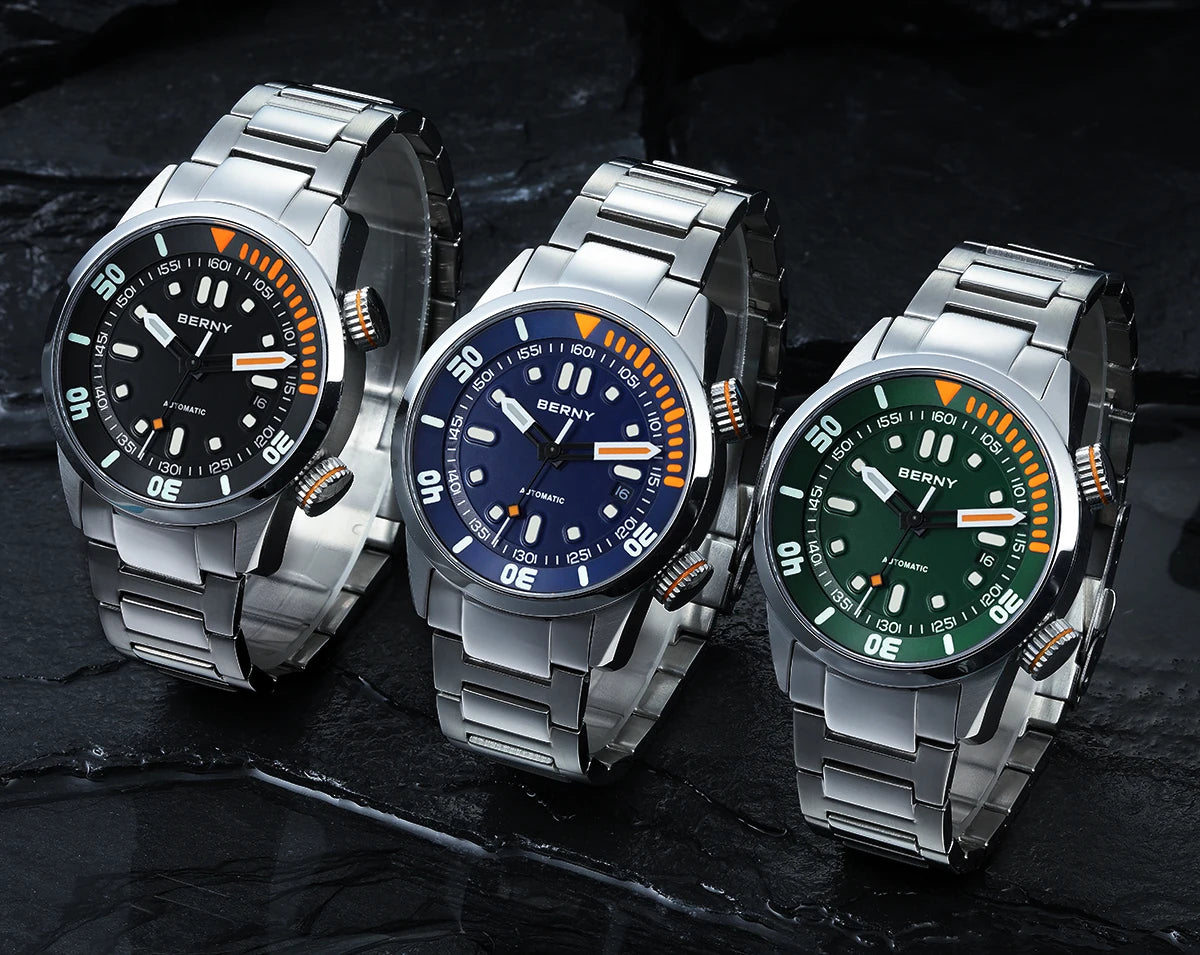 BERNY AM339M Mechanical Diver Watch