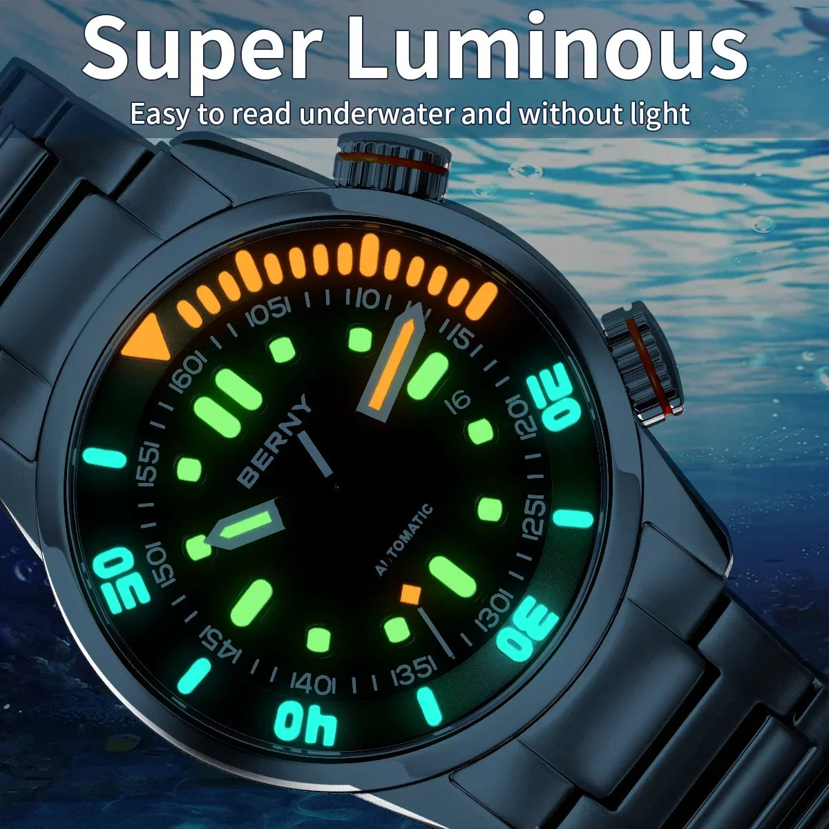 BERNY AM339M Mechanical Diver Watch