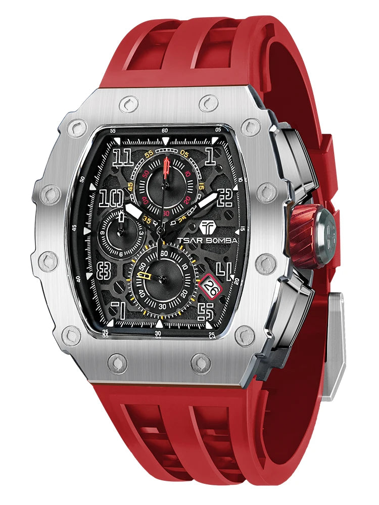 TSAR BOMBA TB-8204Q Chronograph Watch