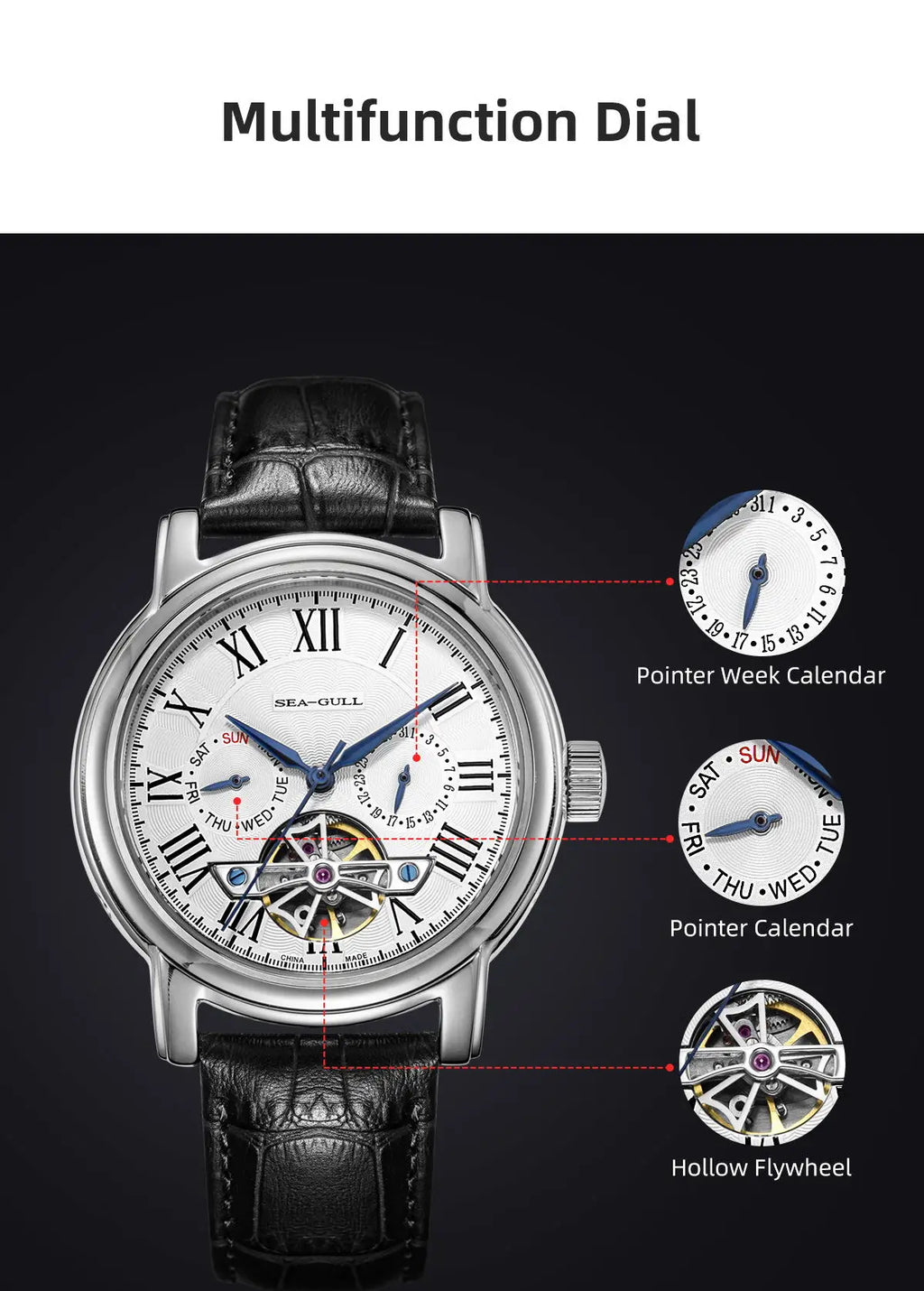 Sea-Gull D819.622 Automatic Mechanical Watch