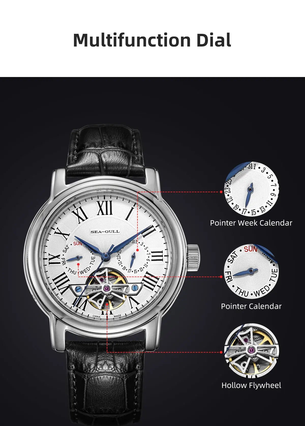 Sea-Gull D819.622 Automatic Mechanical Watch