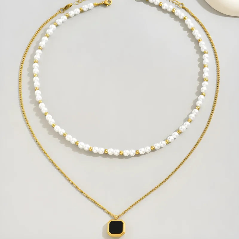 Geometric Pendant Necklace