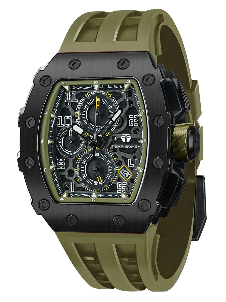 TSAR BOMBA TB-8204Q Chronograph Watch