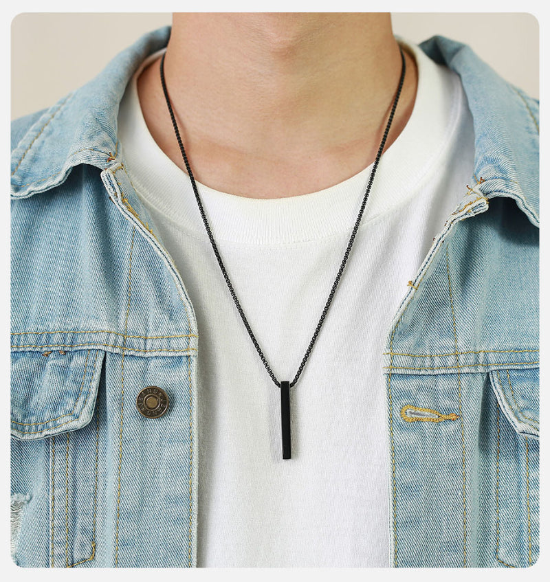 Black Pillar Necklace