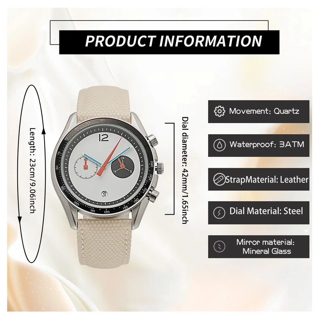 CILOA Classic Leather Quartz Watch