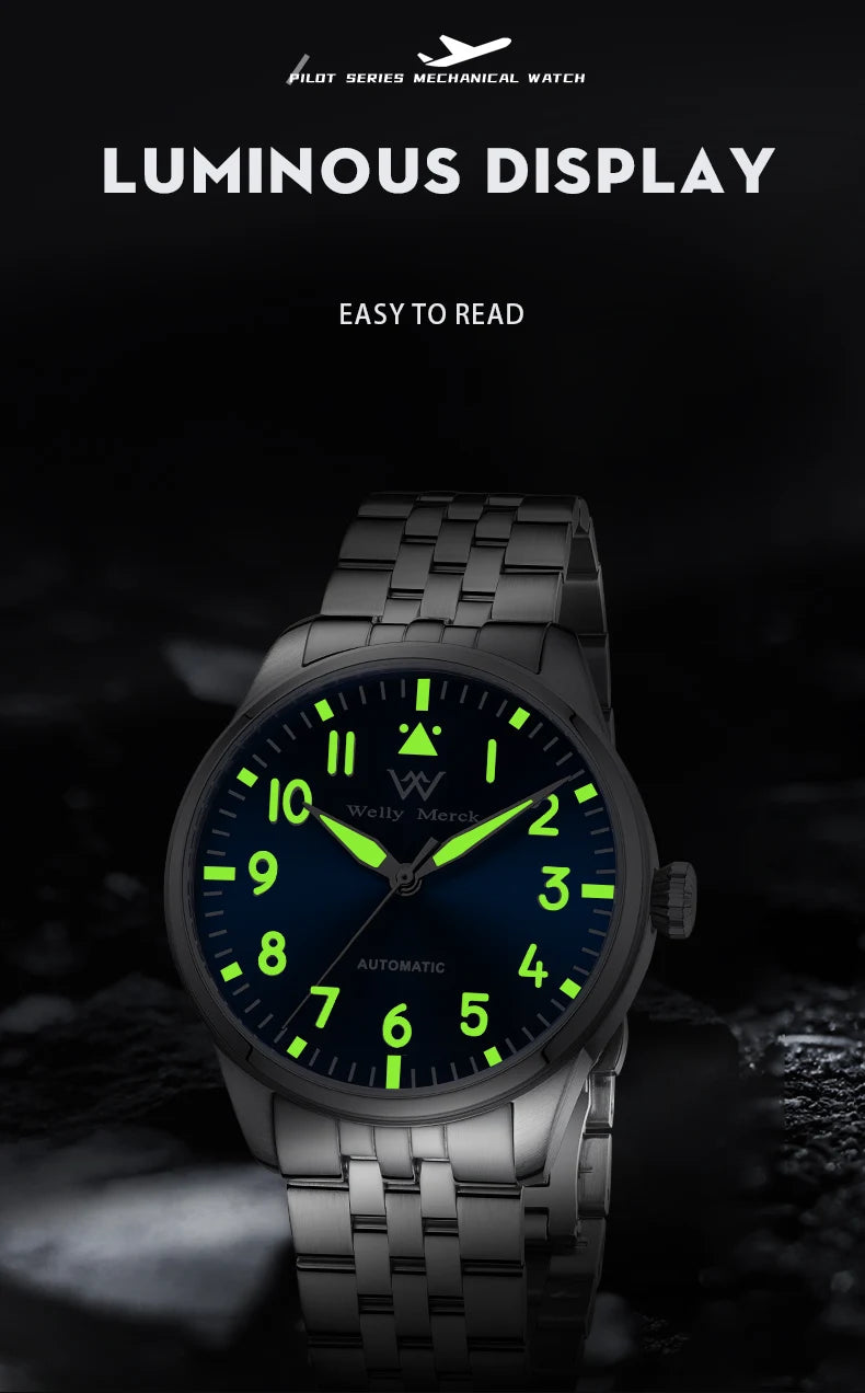 Welly Merck 165M Automatic Mechanical Watch