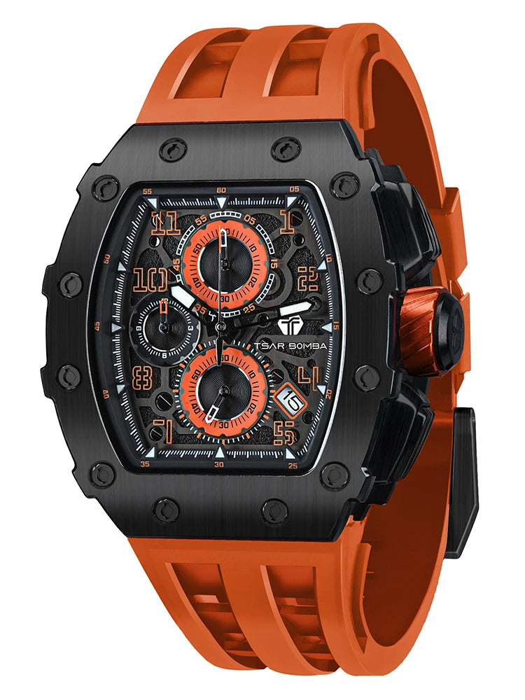 TSAR BOMBA TB-8204Q Chronograph Watch