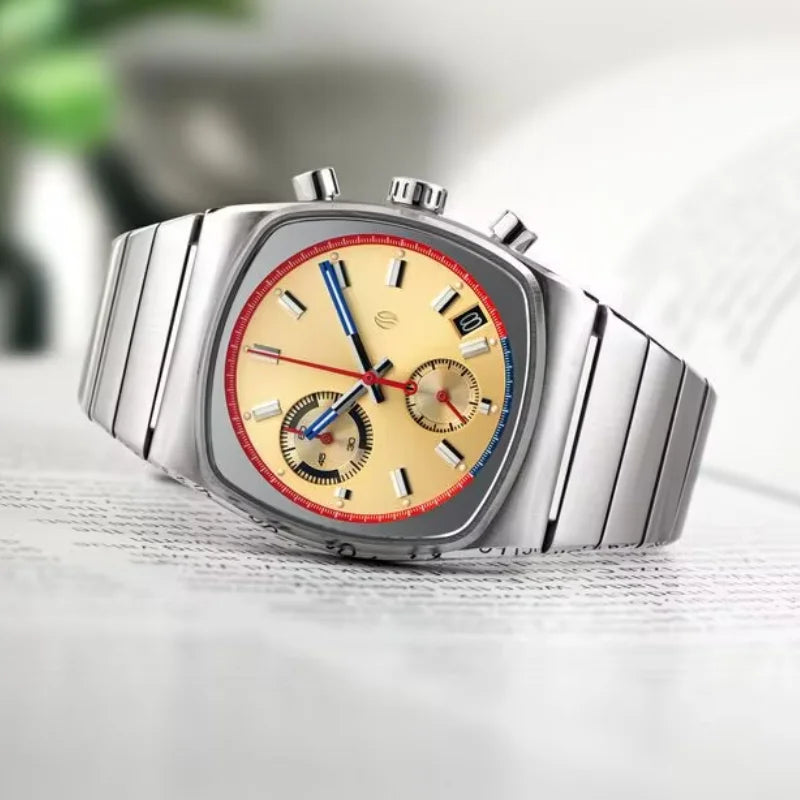 CILOA 501 Stainless Steel Quartz Watch
