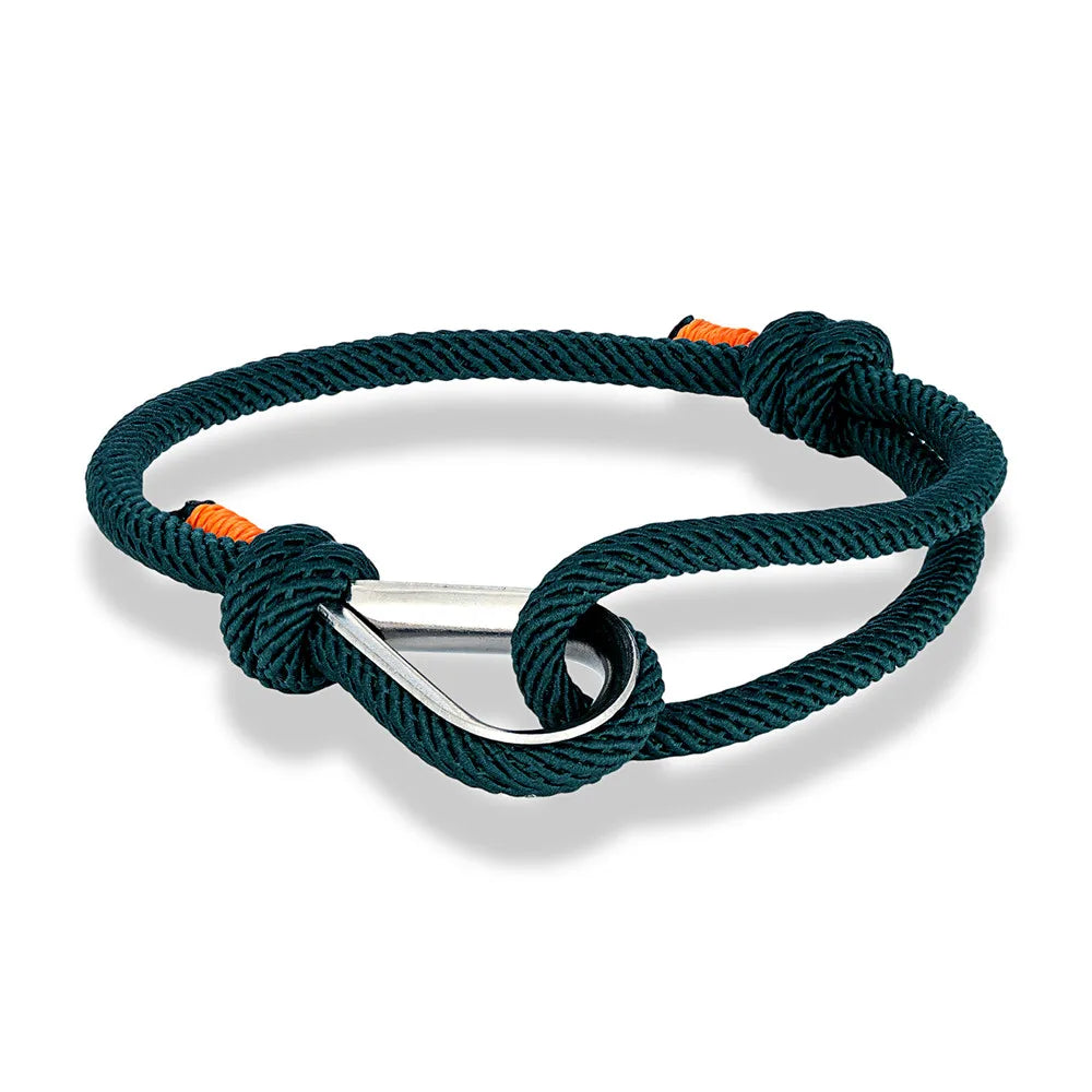 Carabiner Rope Bracelet