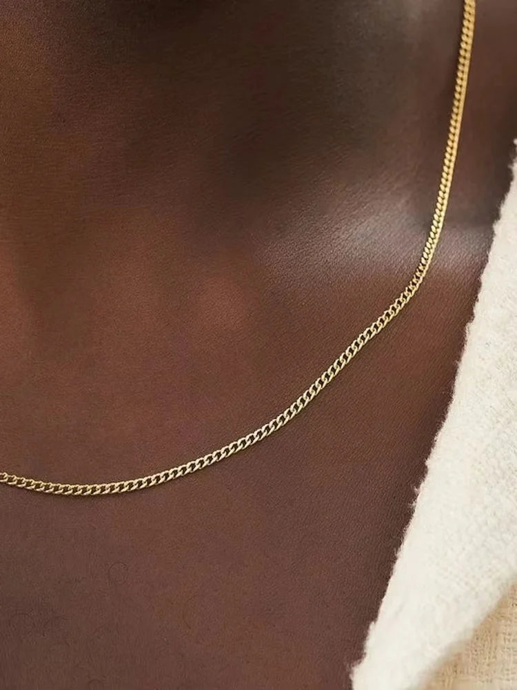 FOMALHAUT Men’s Stainless Steel Chain Necklace