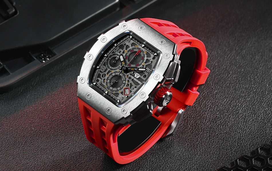 TSAR BOMBA TB-8204Q Chronograph Watch