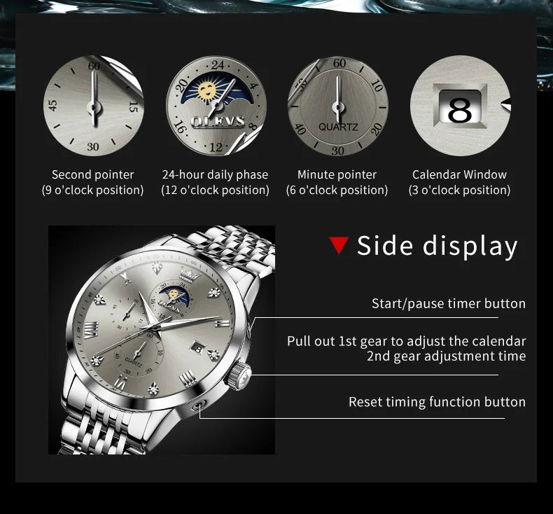 OLEVS 2925 Quartz Watch