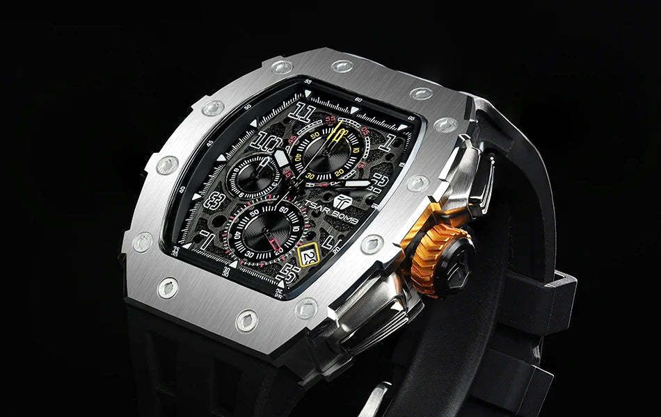 TSAR BOMBA TB-8204Q Chronograph Watch